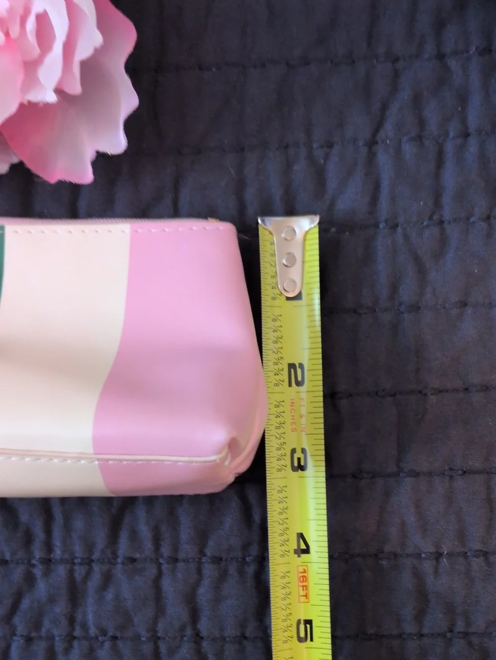 Kate Spade Striped Pencil Case NWT